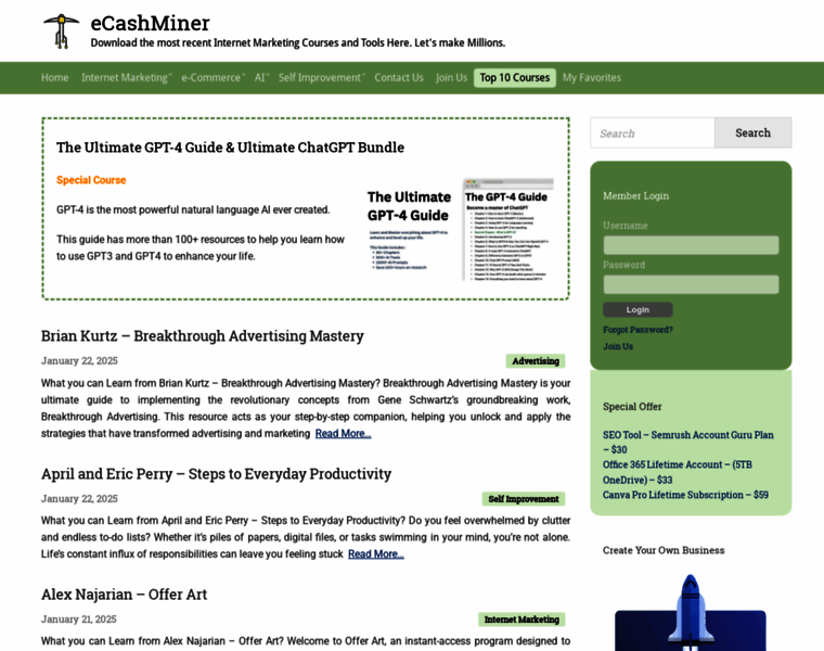 Ecashminer.com thumbnail Ecashminer.com thumbnail