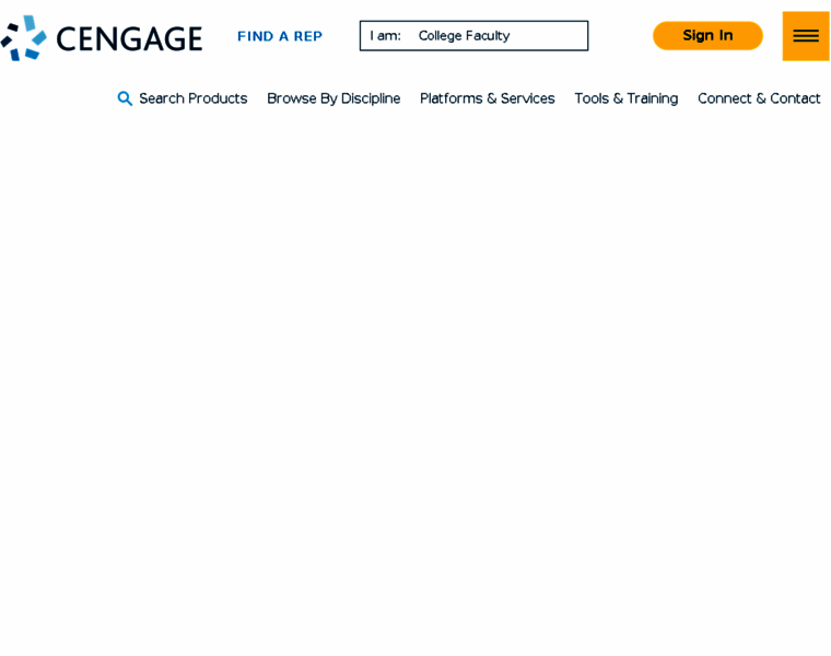 ecatalog.cengage.com at WI. Higher Ed eBooks & Digital Learning ...