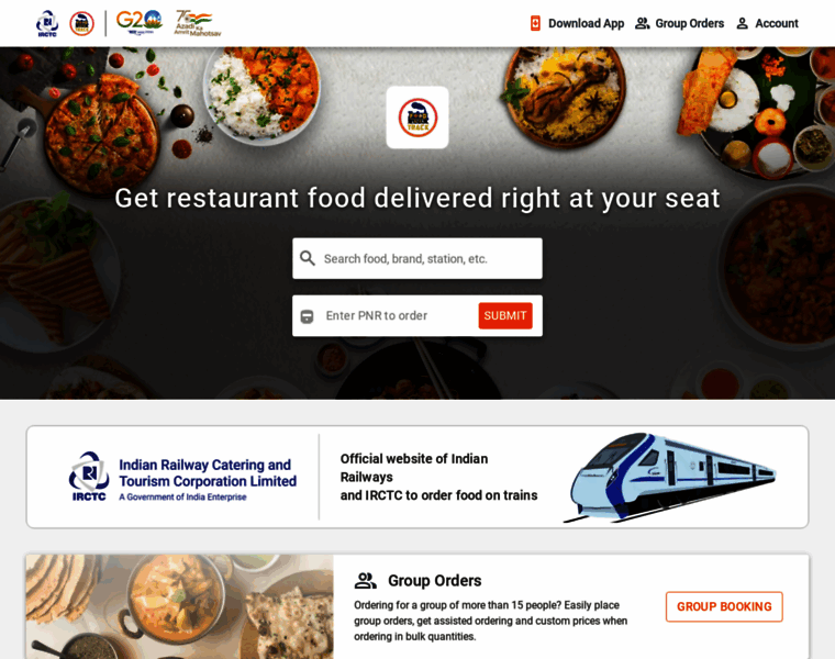 Ecatering.irctc.co.in thumbnail