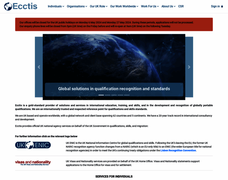 Ecctis.co.uk thumbnail