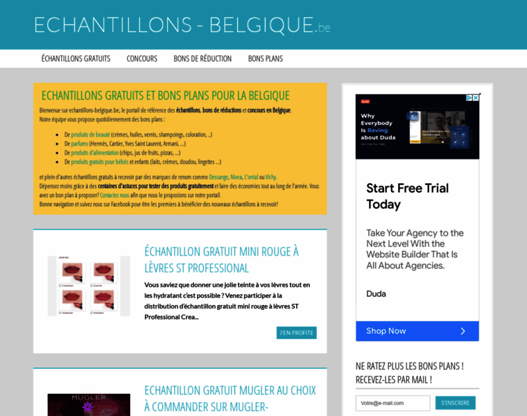 Echantillons-belgique.be thumbnail