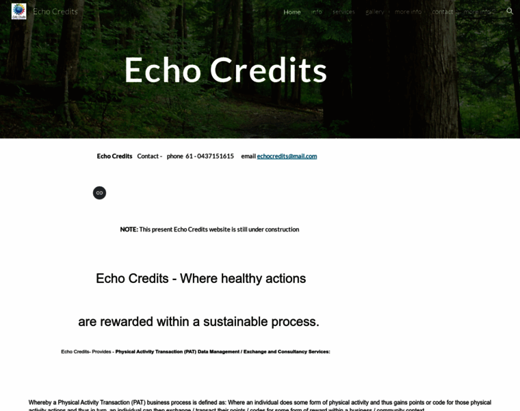 Echocredits.org thumbnail