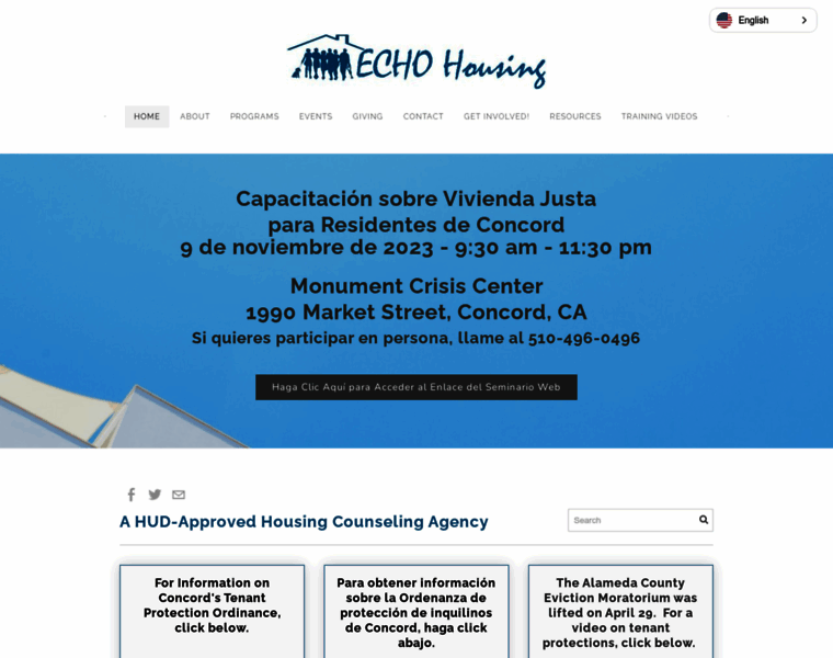 Echofairhousing.org thumbnail