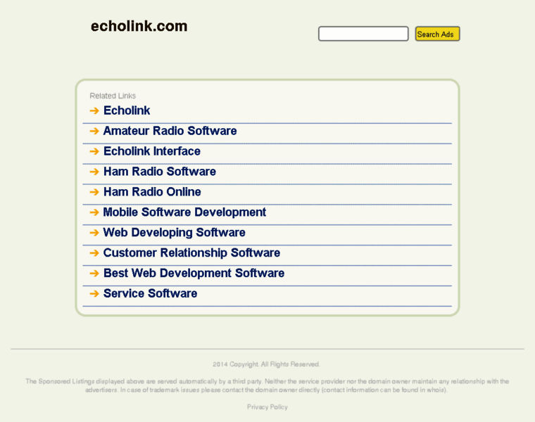 Echolink.com thumbnail