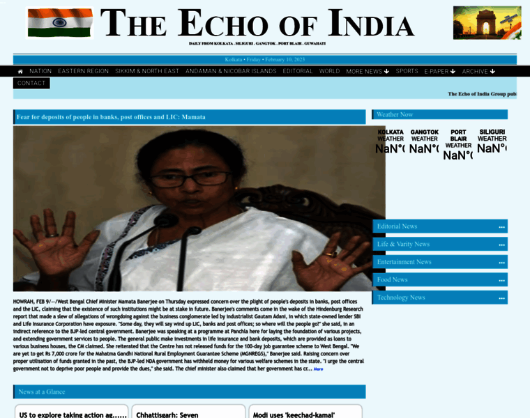 Echoofindia.com thumbnail