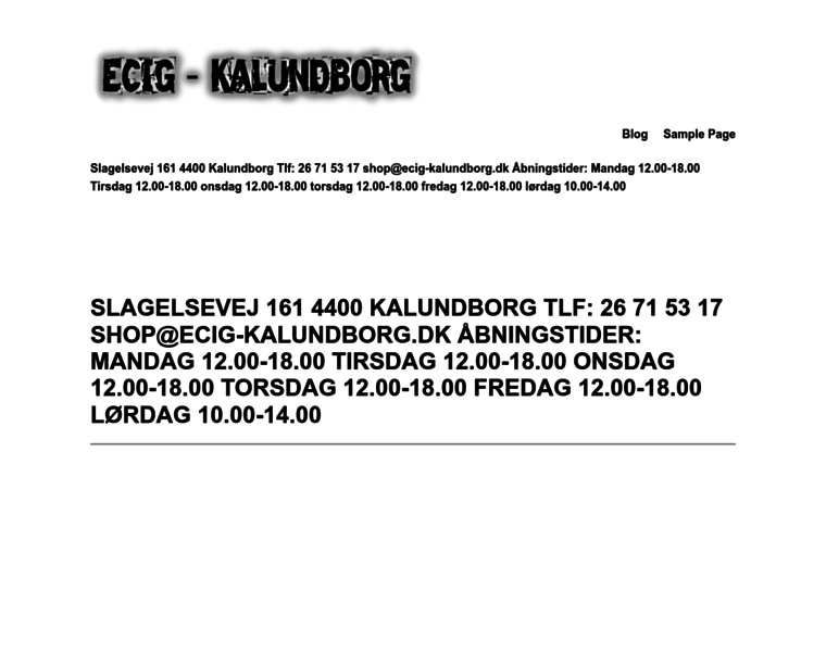 Ecig-kalundborg.dk thumbnail