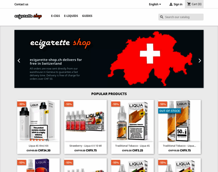 Ecigarette-shop.ch thumbnail