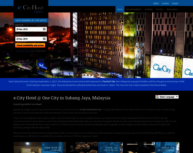 Ecityhotel-onecity.com thumbnail
