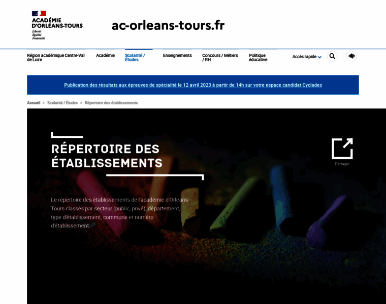 Ecl.ac-orleans-tours.fr thumbnail