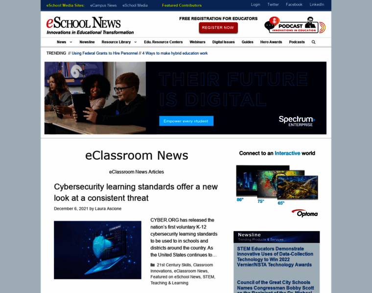 Eclassroomnews.com thumbnail