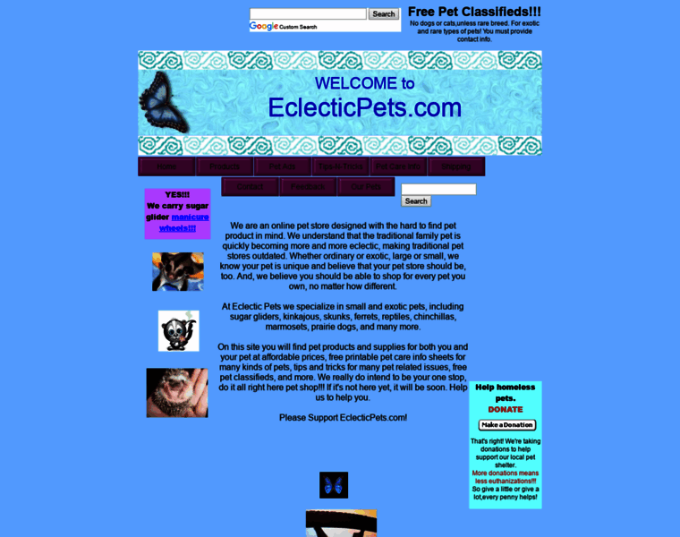 Eclecticpets.com thumbnail