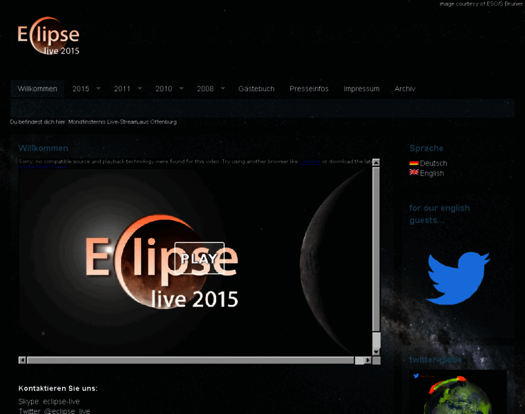 Eclipse-live.com thumbnail