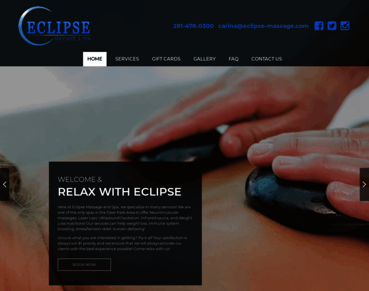 Eclipse-massage.com thumbnail