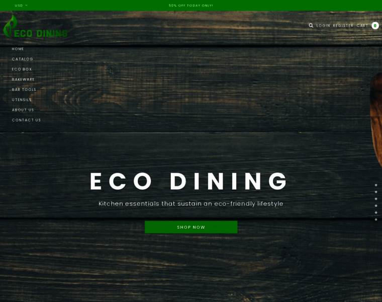 Eco-dining.com thumbnail