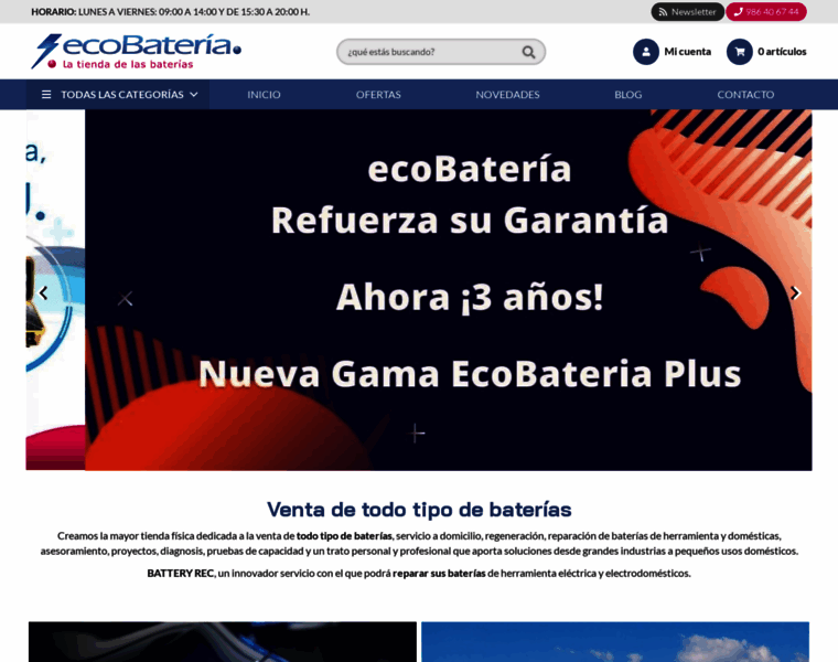 Ecobateria.com thumbnail