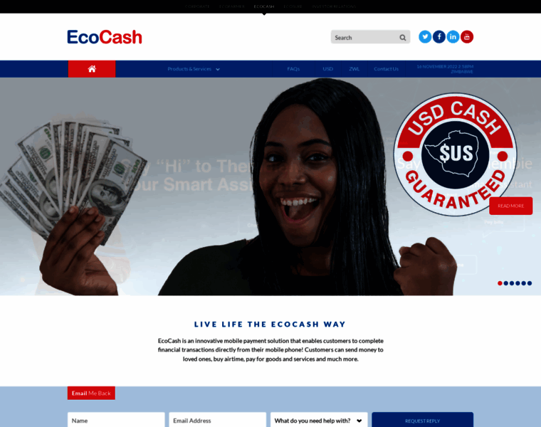 Ecocash.co.zw thumbnail