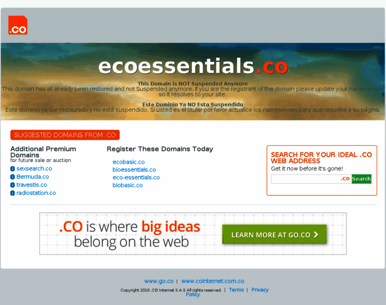Ecoessentials.co thumbnail