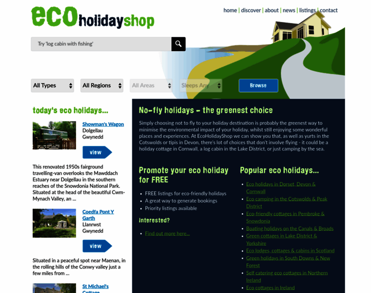 Ecoholidayshop.co.uk thumbnail