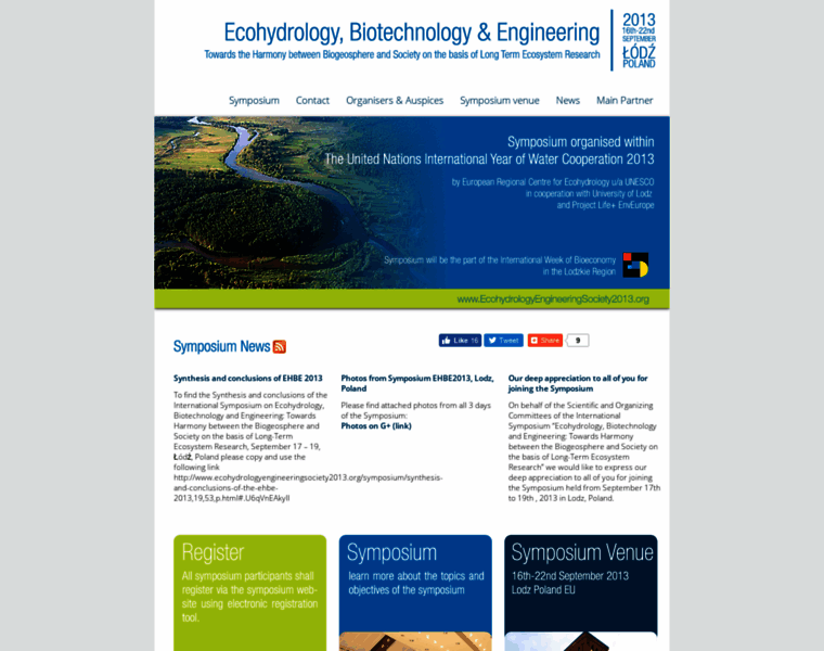 Ecohydrologyengineeringsociety2013.org thumbnail