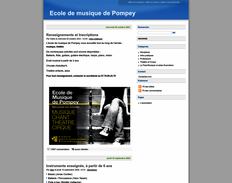 Ecole-musique-pompey.fr thumbnail
