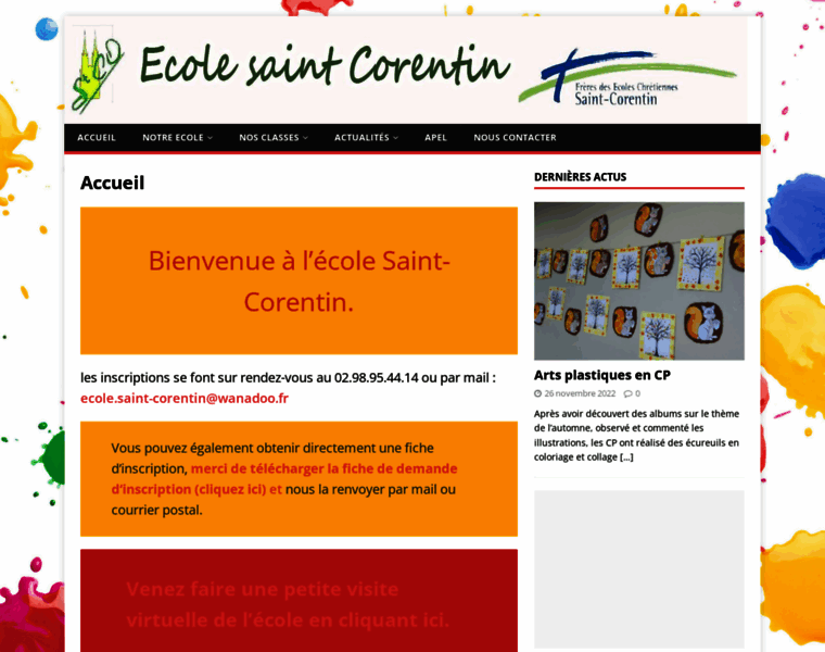 Ecole-saint-corentin.fr thumbnail