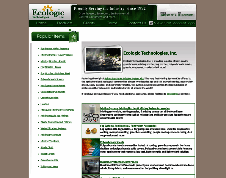 Ecologictechnologiesinc.com thumbnail