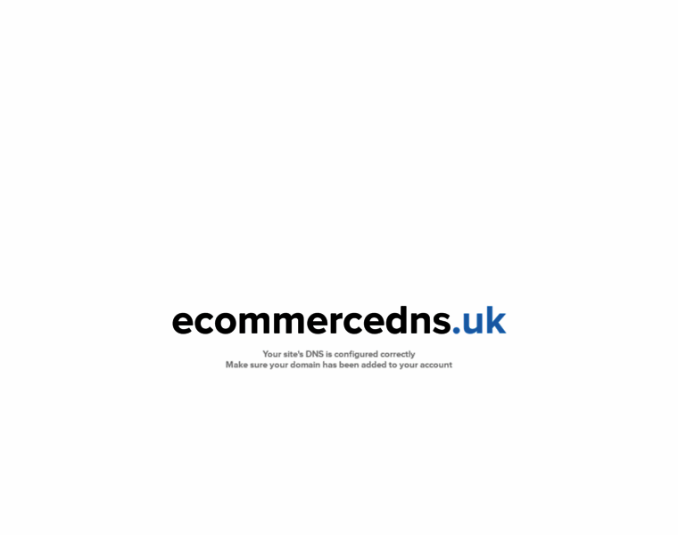 Ecommercedns.uk thumbnail