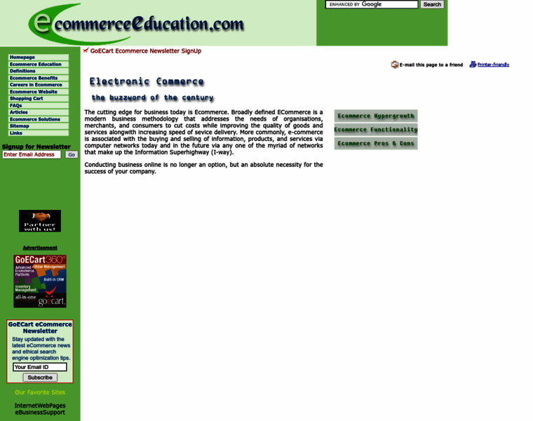 Ecommerceeducation.com thumbnail