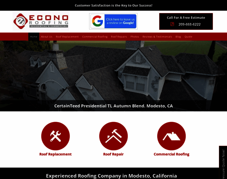 Econo-roofing.com thumbnail