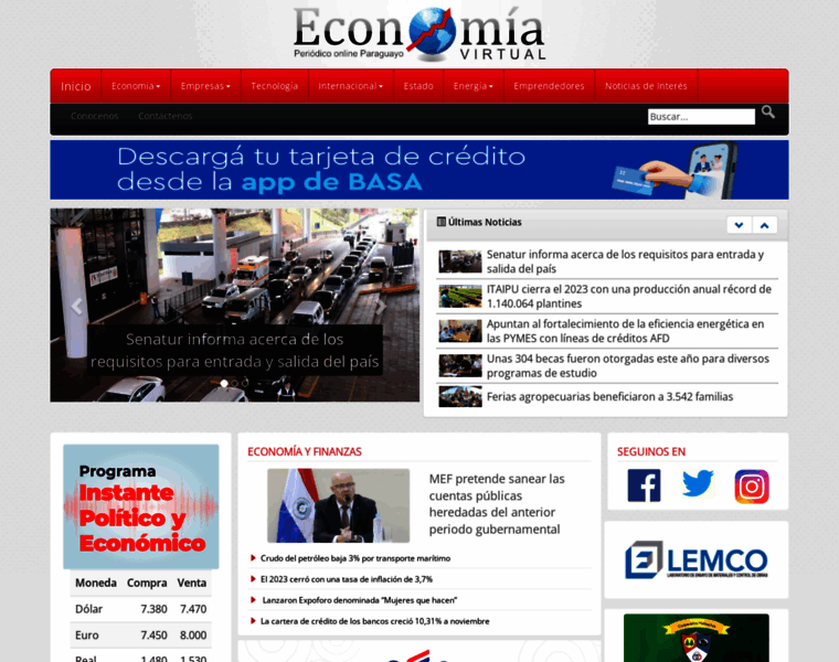 Economiavirtual.com.py thumbnail