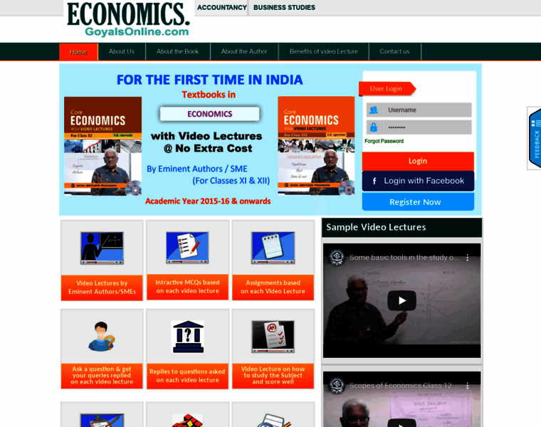 Economics.goyalsonline.com thumbnail