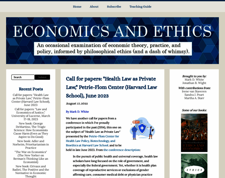Economicsandethics.org thumbnail
