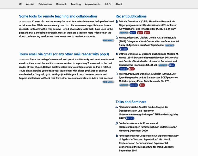 Economicscience.net thumbnail