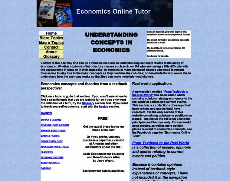 Economicsonlinetutor.com thumbnail