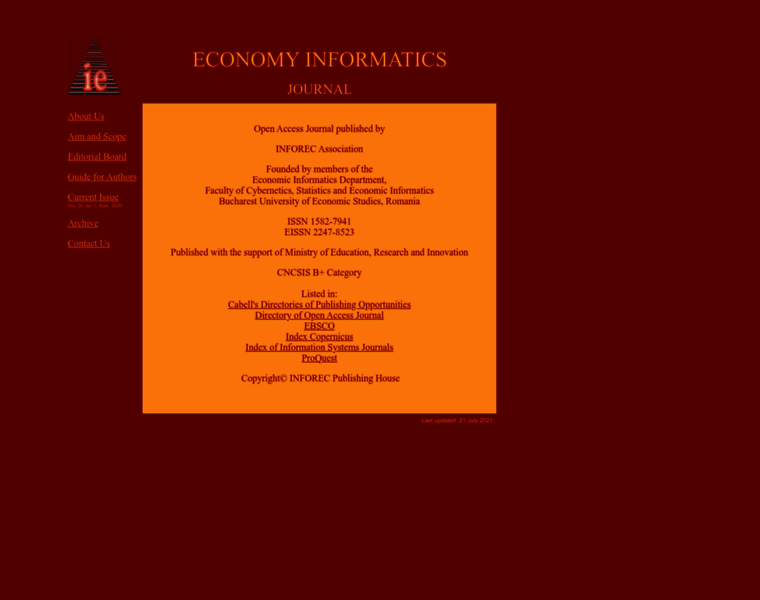 Economyinformatics.ase.ro thumbnail