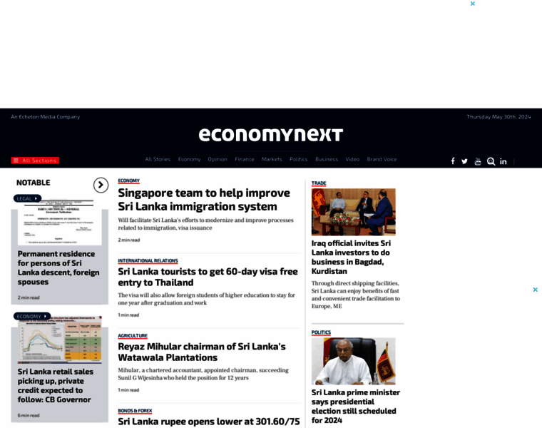 Economynext.com thumbnail