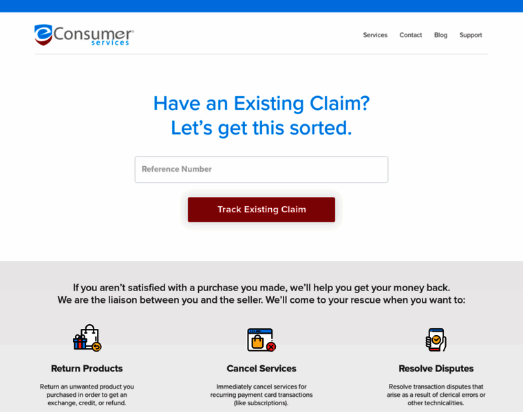 Econsumerservices.com thumbnail