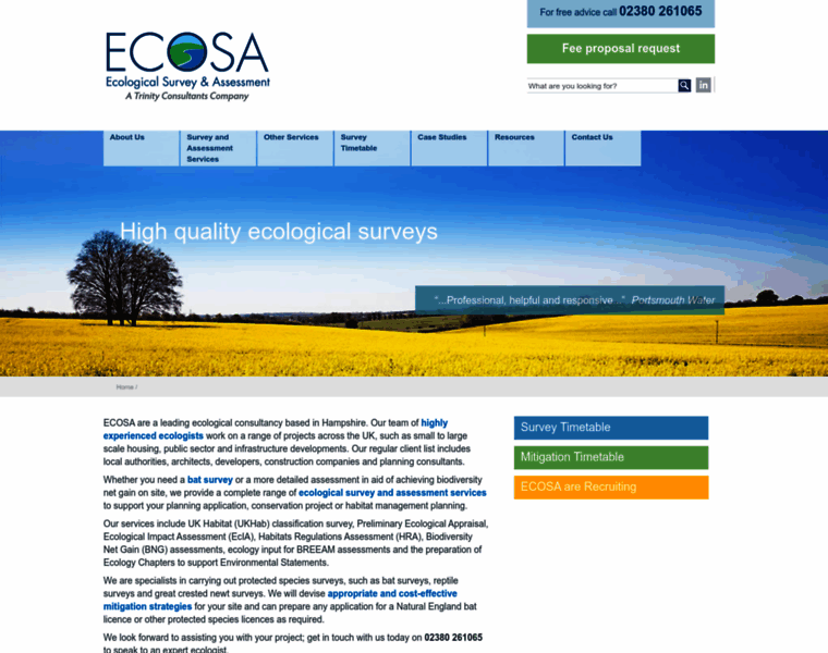 Ecosa.co.uk thumbnail