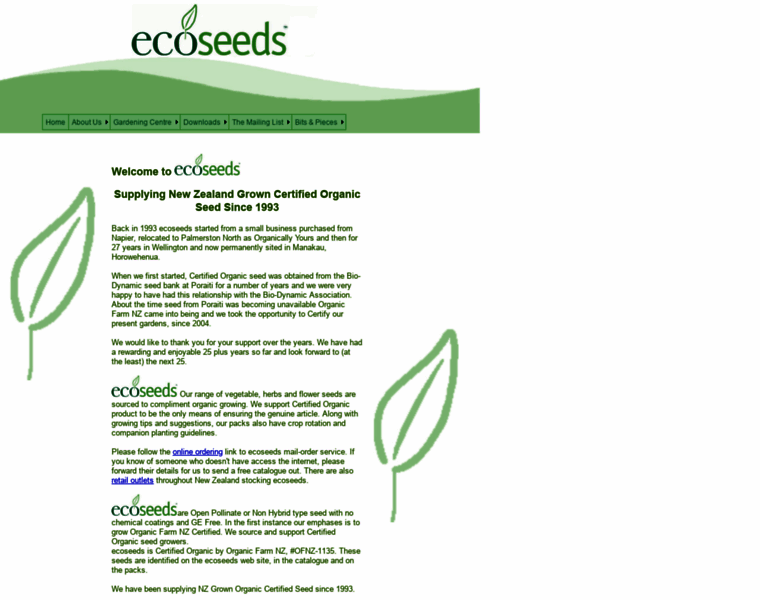 Ecoseeds.co.nz thumbnail