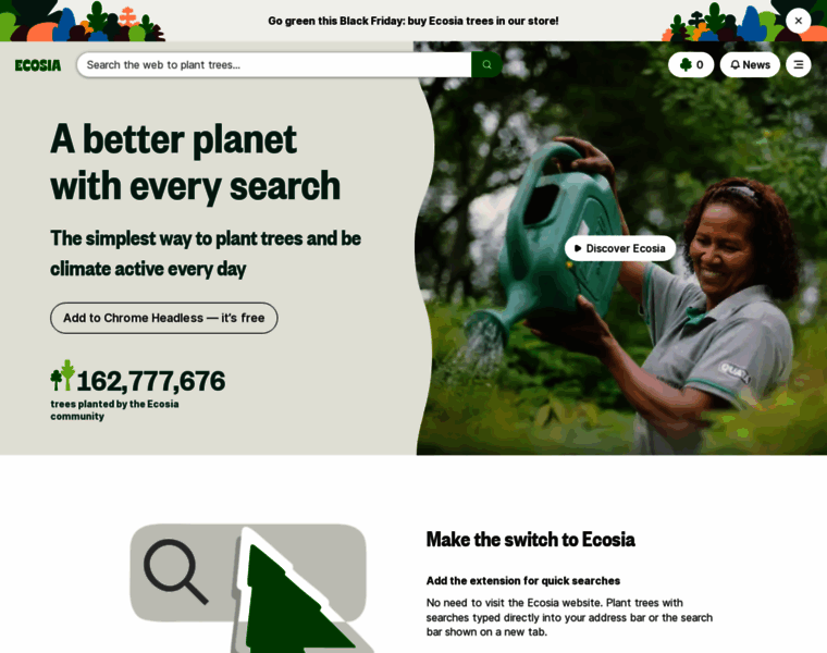 Ecosia.com thumbnail