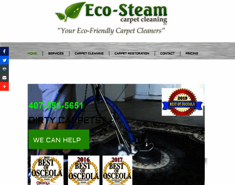 Ecosteamcarpetcleaning.com thumbnail