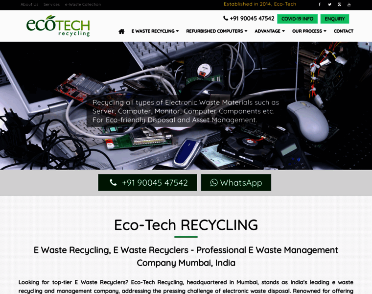 Ecotechrecycling.in thumbnail