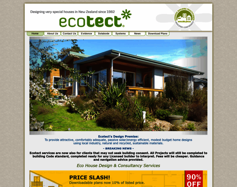 Ecotect.co.nz thumbnail