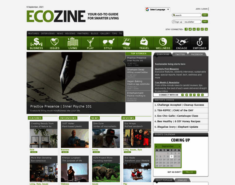 Ecozine.com thumbnail