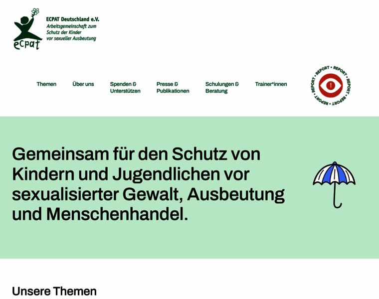 Ecpat.de thumbnail