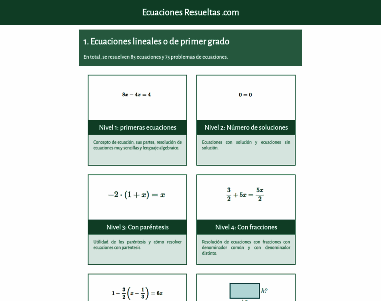 Ecuacionesresueltas.com thumbnail