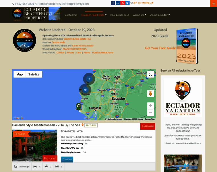 Ecuadorbeachfrontproperty.com thumbnail