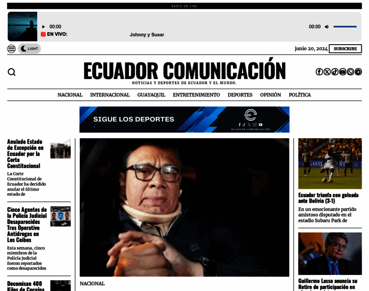 Ecuadorcomunicacion.com thumbnail