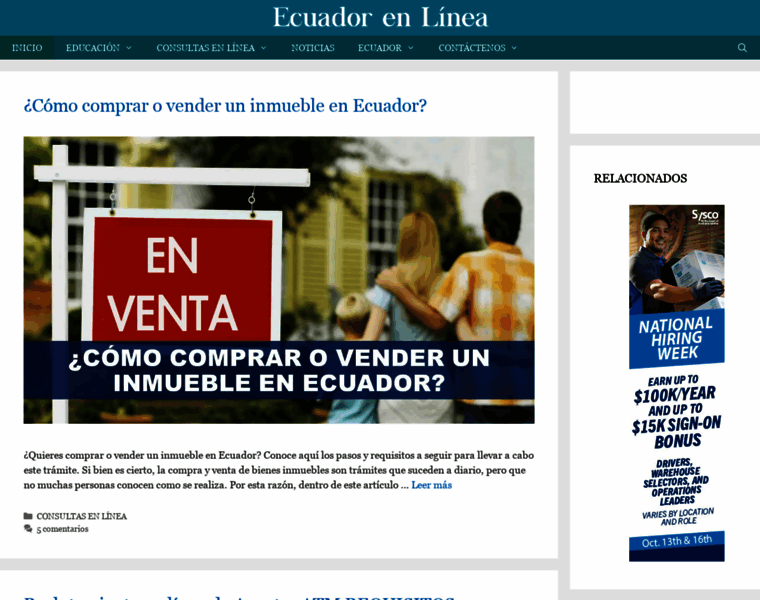 Ecuadorenlinea.org thumbnail