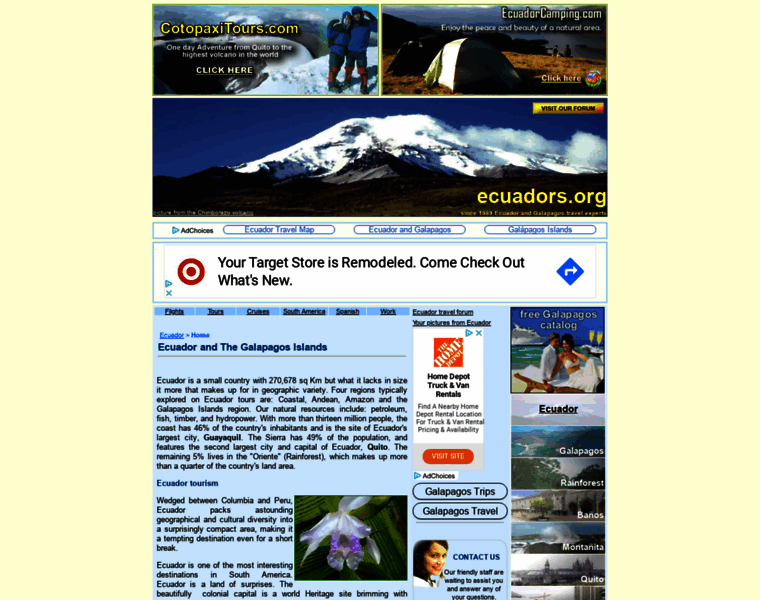 Ecuadors.org thumbnail